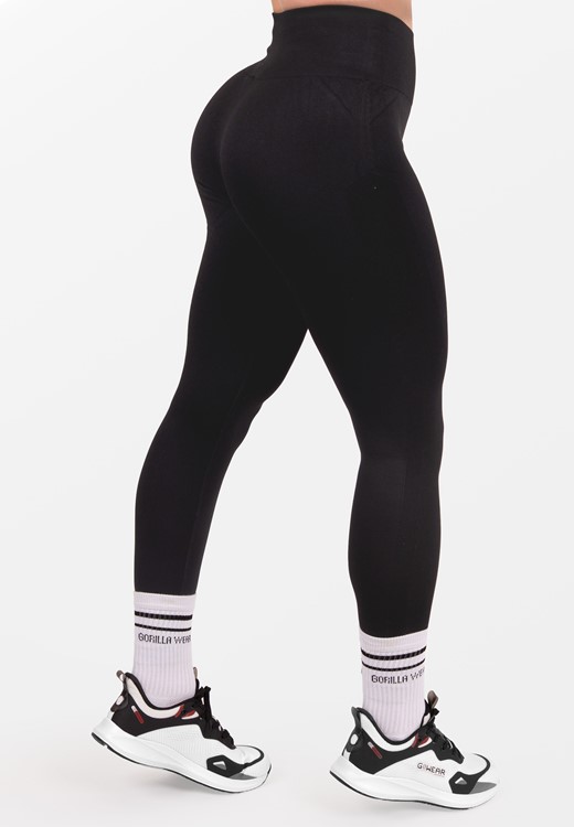 Hilton Seamless Leggings - Black - S/M