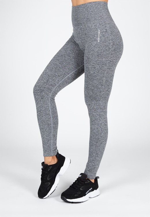 Quincy Seamless Leggings - Gray Melange - XS/S