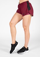 Salina 2-In-1 Shorts - Burgundy Red - S