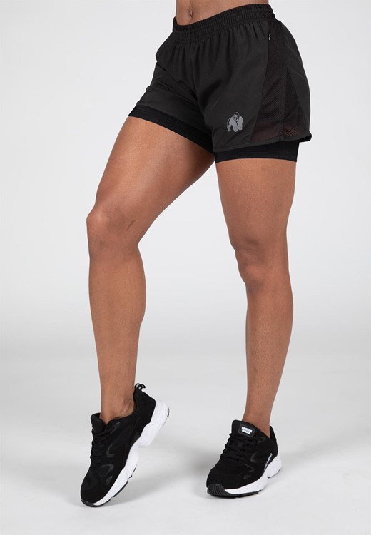 Portland 2-In-1 Shorts - Black - S