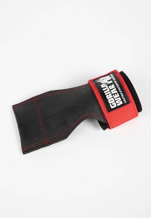 Lifting Grips - Black/Red-3