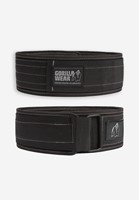 Gorilla Wear 4 Inch Nylon Lifting Belt - Black/Gray - S/M