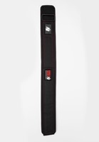 4 inch Nylon Belt Black/Red stitched