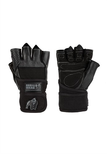Dallas Wrist Wrap Gloves - Black - XL