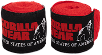 boxing hand wrap red
