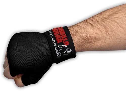 Boxing Hand Wraps - Black - 3m