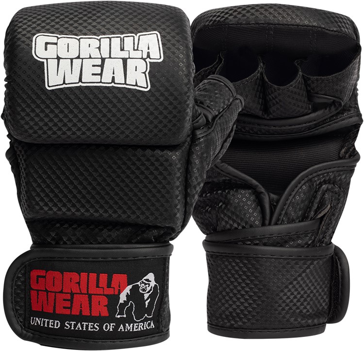 Ely MMA Sparring Gloves - Black/White - M/L