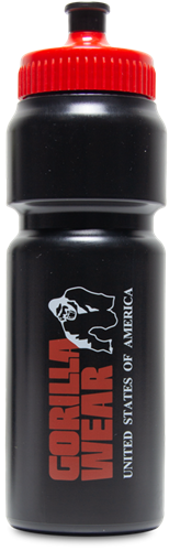 Classic Sports Bottle - Black/Red 750ML