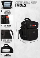 Clyde Meal Prep BackPack Black